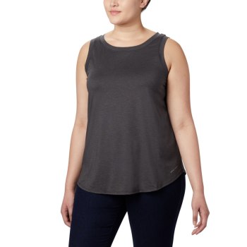 Columbia Ženske Majice Bez Rukava - Place To Place Plus Size Crne | SKBP-08416